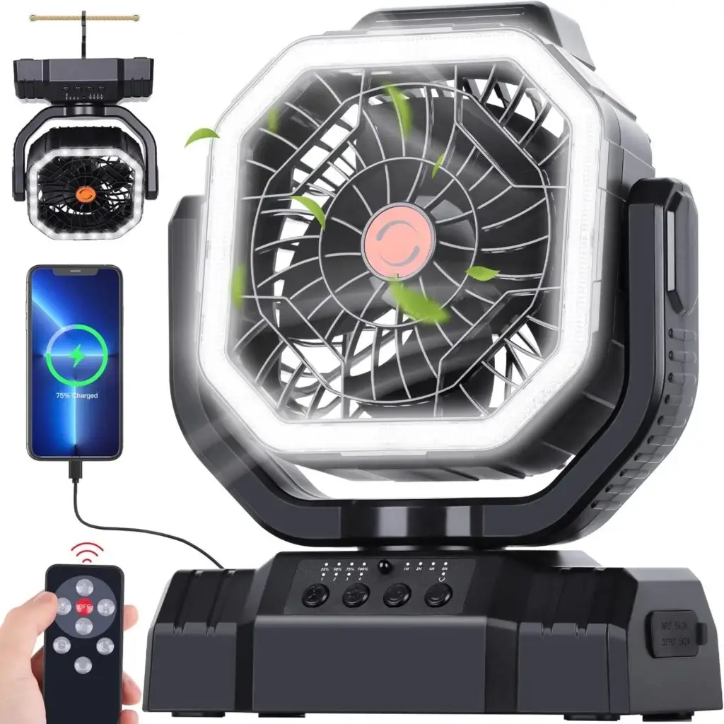 Producto sin nombreVentilador F10 recargable portátil de alta velocidad de 20000 mAh's photo #1
