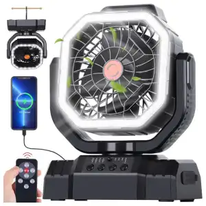 Ventilador F10 recargable portátil de alta velocidad de 20000 mAh miniatura 1
