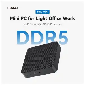 TRIGKEY Key Mini N150 – Mini PC Alder Lake N150 (4C/4T hasta 3.6GHz), 16GB DDR5, SSD 500GB, doble HDMI 4K miniatura 1